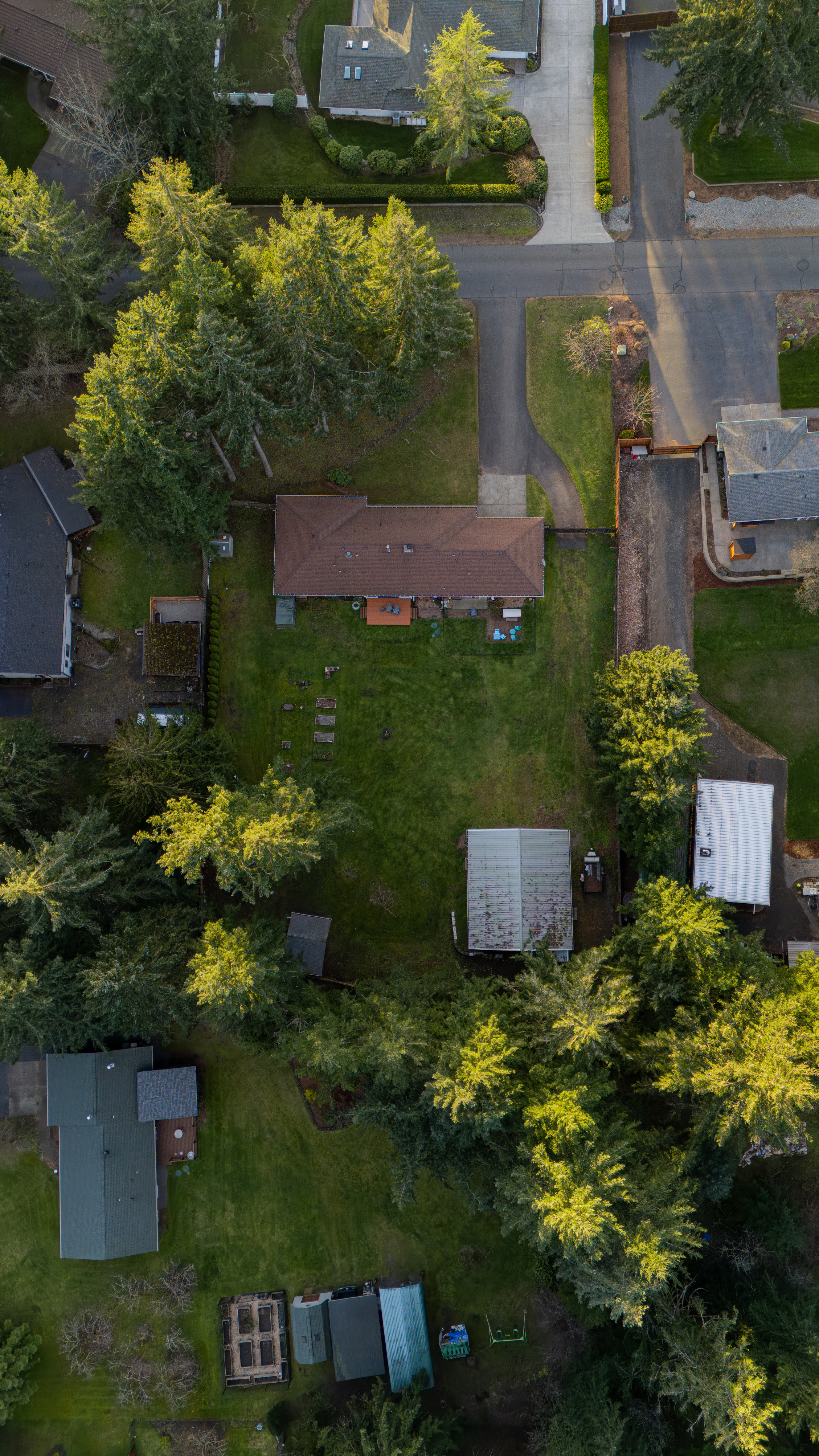Aerial view of 7234 Prairie Ridge Dr NE, Olympia, WA